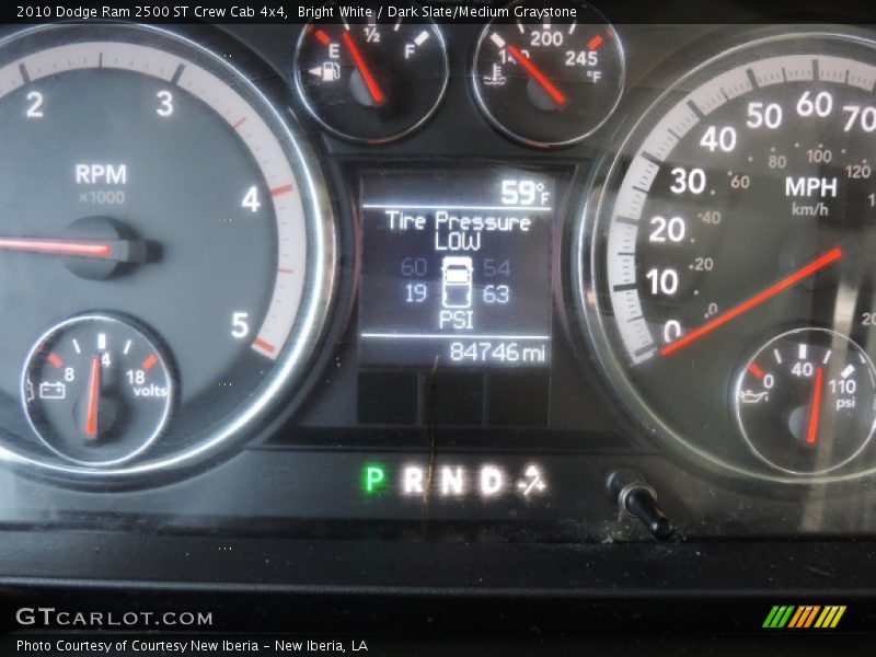 Bright White / Dark Slate/Medium Graystone 2010 Dodge Ram 2500 ST Crew Cab 4x4