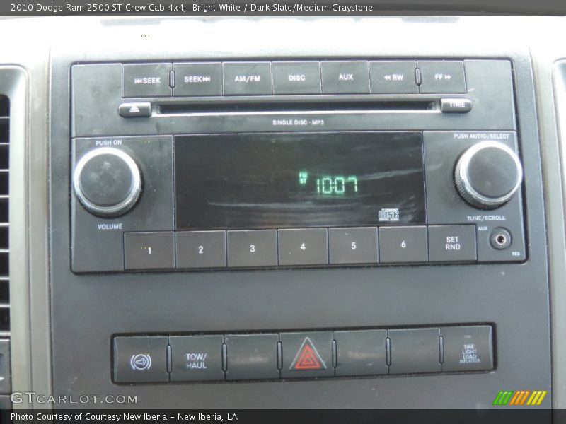 Bright White / Dark Slate/Medium Graystone 2010 Dodge Ram 2500 ST Crew Cab 4x4