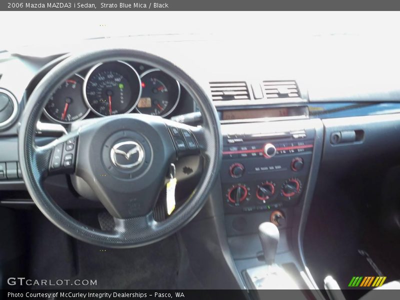 Strato Blue Mica / Black 2006 Mazda MAZDA3 i Sedan