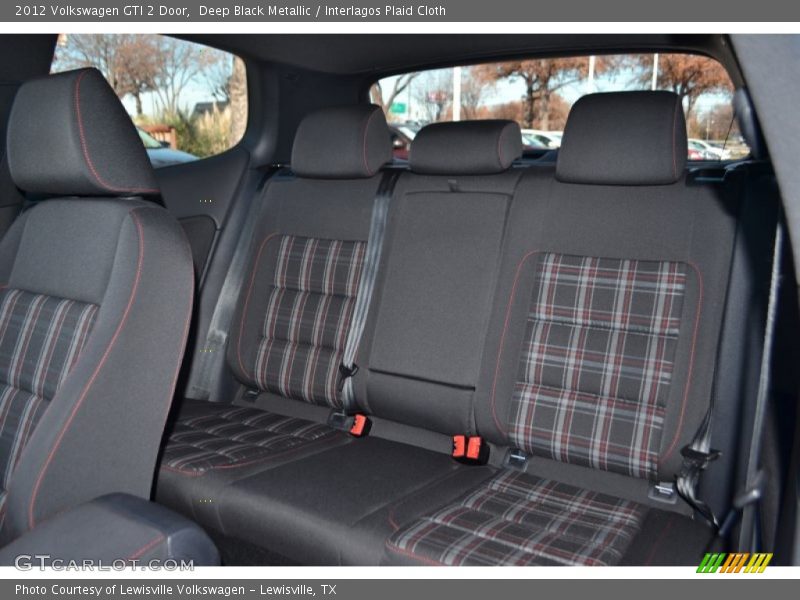 Deep Black Metallic / Interlagos Plaid Cloth 2012 Volkswagen GTI 2 Door