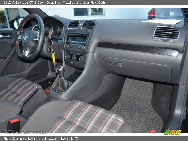Deep Black Metallic / Interlagos Plaid Cloth 2012 Volkswagen GTI 2 Door