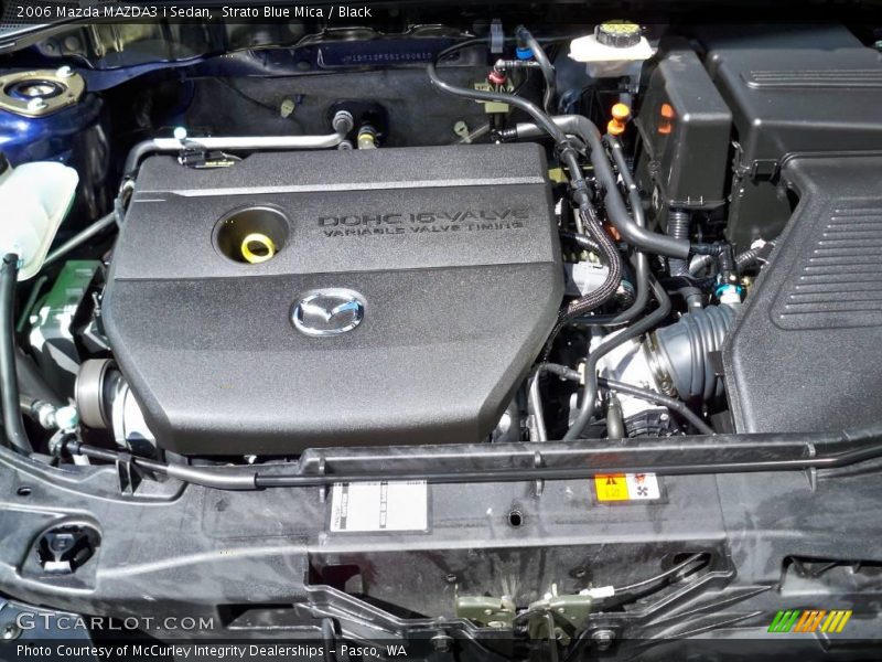 Strato Blue Mica / Black 2006 Mazda MAZDA3 i Sedan