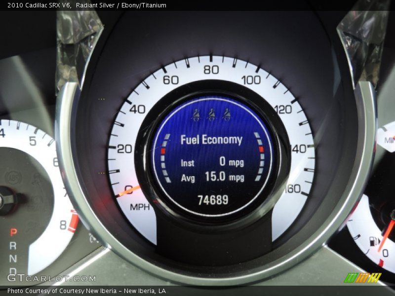 Radiant Silver / Ebony/Titanium 2010 Cadillac SRX V6