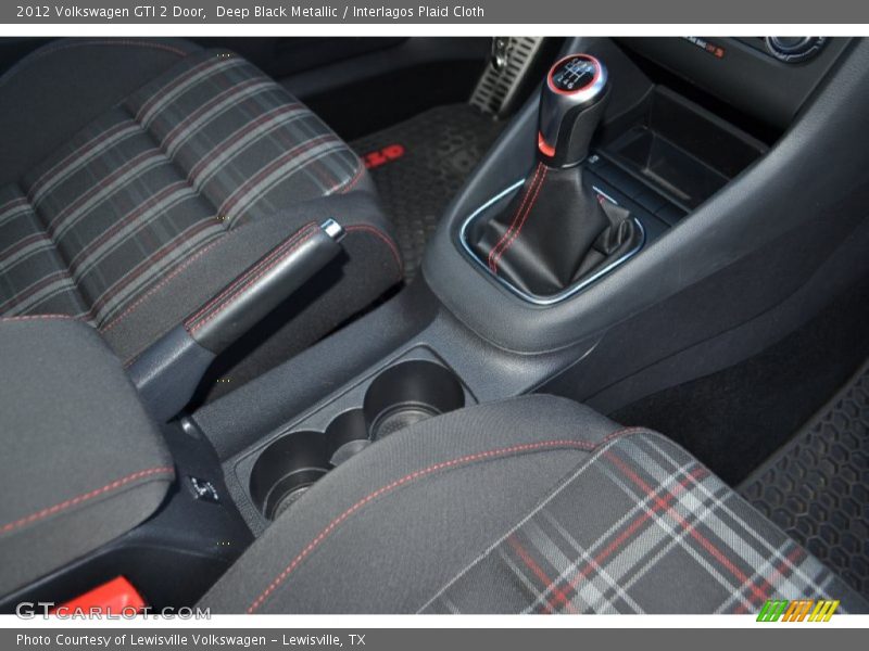 Deep Black Metallic / Interlagos Plaid Cloth 2012 Volkswagen GTI 2 Door