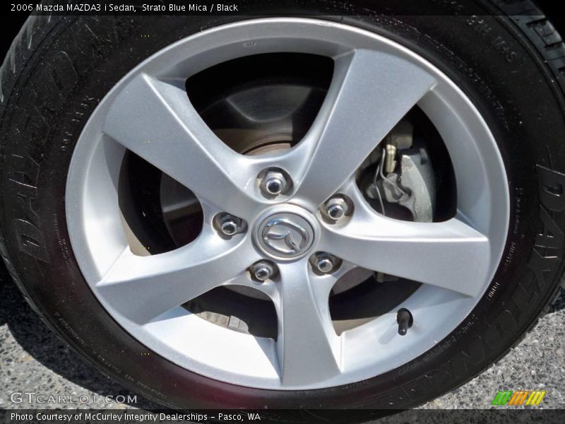 Strato Blue Mica / Black 2006 Mazda MAZDA3 i Sedan