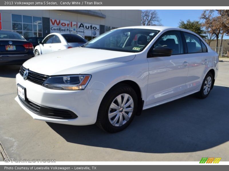 Candy White / Titan Black 2013 Volkswagen Jetta S Sedan