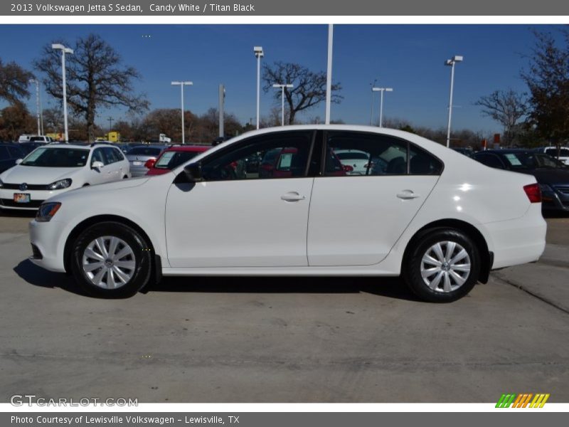 Candy White / Titan Black 2013 Volkswagen Jetta S Sedan