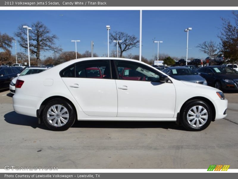 Candy White / Titan Black 2013 Volkswagen Jetta S Sedan