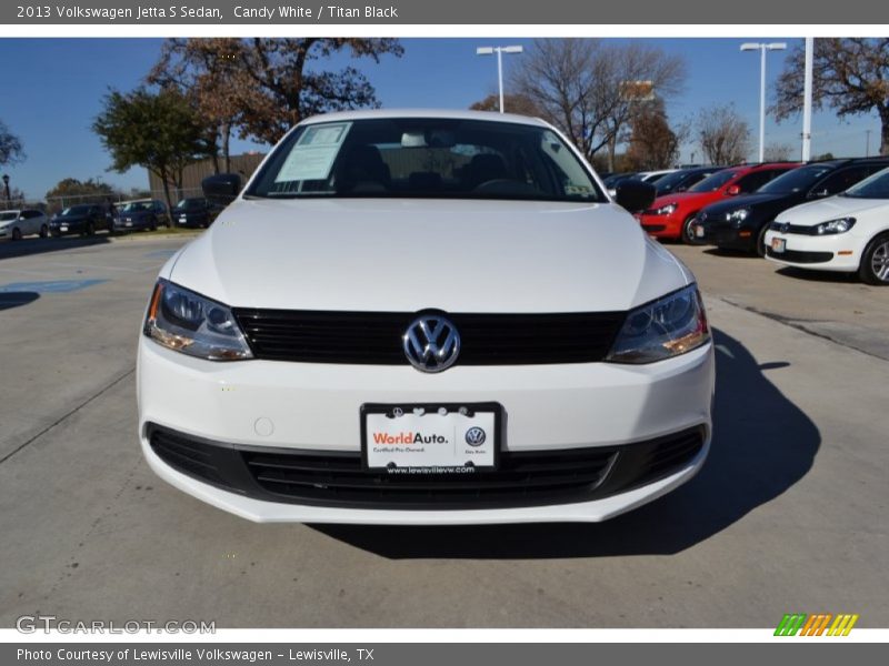Candy White / Titan Black 2013 Volkswagen Jetta S Sedan