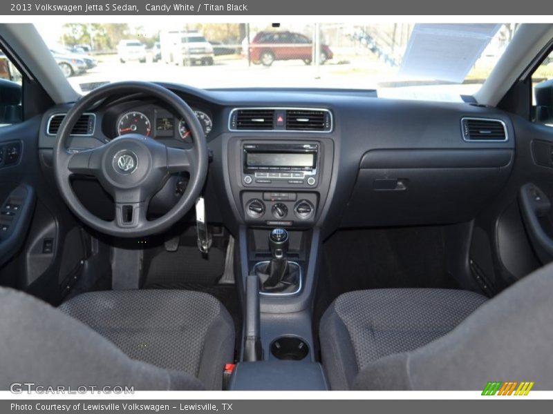 Candy White / Titan Black 2013 Volkswagen Jetta S Sedan