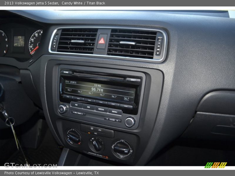 Candy White / Titan Black 2013 Volkswagen Jetta S Sedan