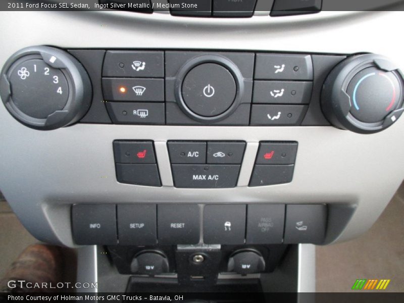 Ingot Silver Metallic / Medium Stone 2011 Ford Focus SEL Sedan