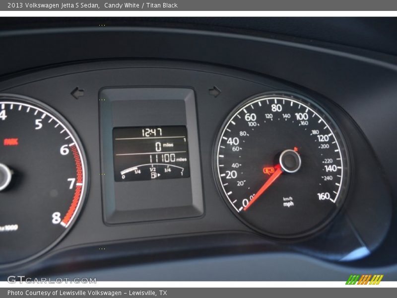 Candy White / Titan Black 2013 Volkswagen Jetta S Sedan