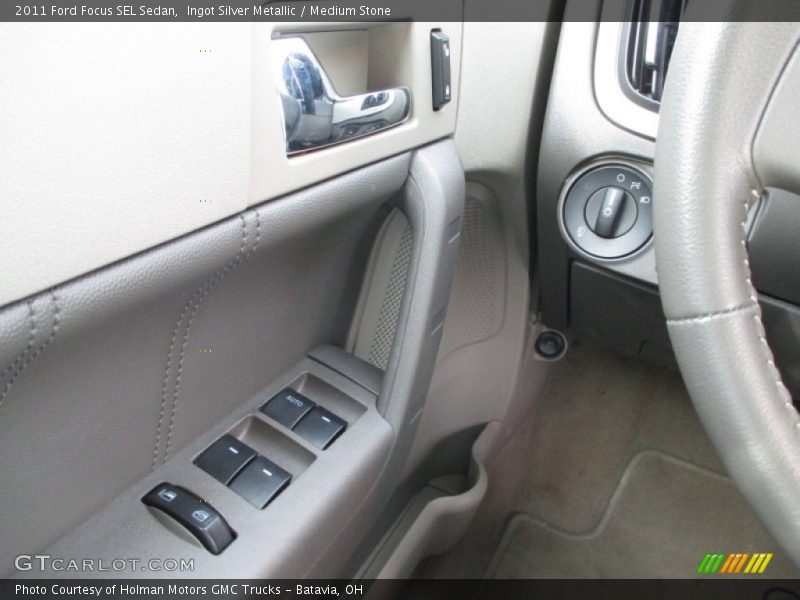 Ingot Silver Metallic / Medium Stone 2011 Ford Focus SEL Sedan