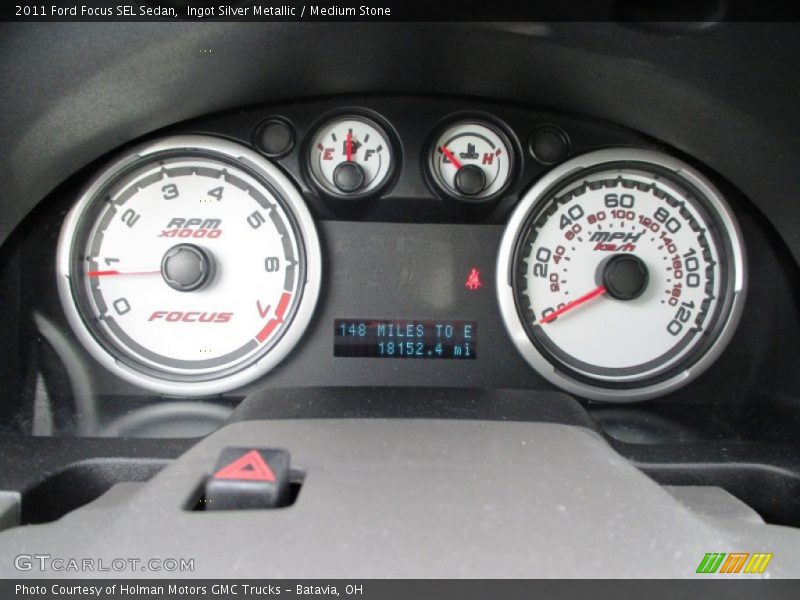 Ingot Silver Metallic / Medium Stone 2011 Ford Focus SEL Sedan