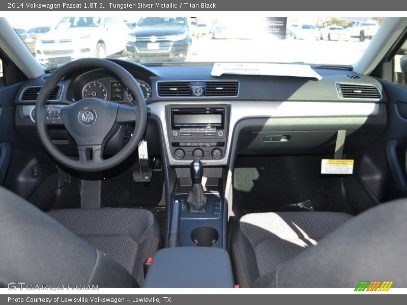 Tungsten Silver Metallic / Titan Black 2014 Volkswagen Passat 1.8T S