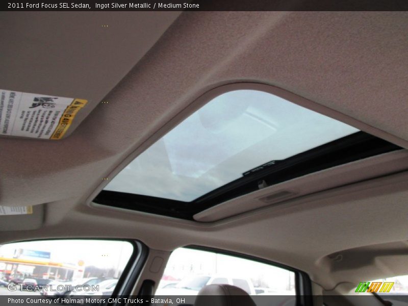 Ingot Silver Metallic / Medium Stone 2011 Ford Focus SEL Sedan