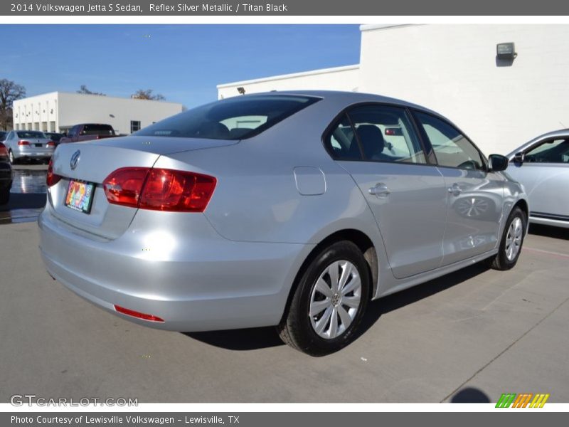 Reflex Silver Metallic / Titan Black 2014 Volkswagen Jetta S Sedan