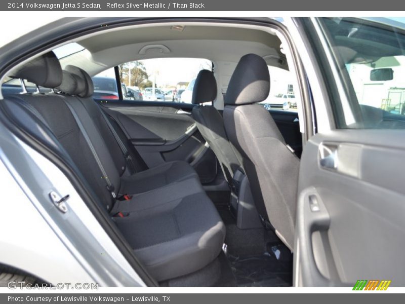 Reflex Silver Metallic / Titan Black 2014 Volkswagen Jetta S Sedan