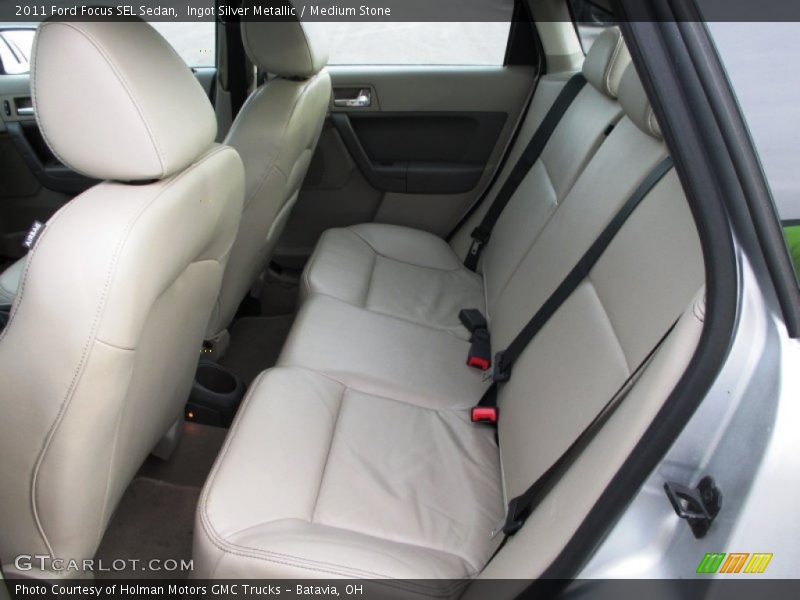 Ingot Silver Metallic / Medium Stone 2011 Ford Focus SEL Sedan