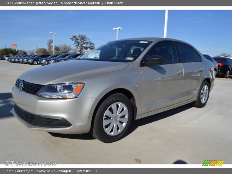 Moonrock Silver Metallic / Titan Black 2014 Volkswagen Jetta S Sedan