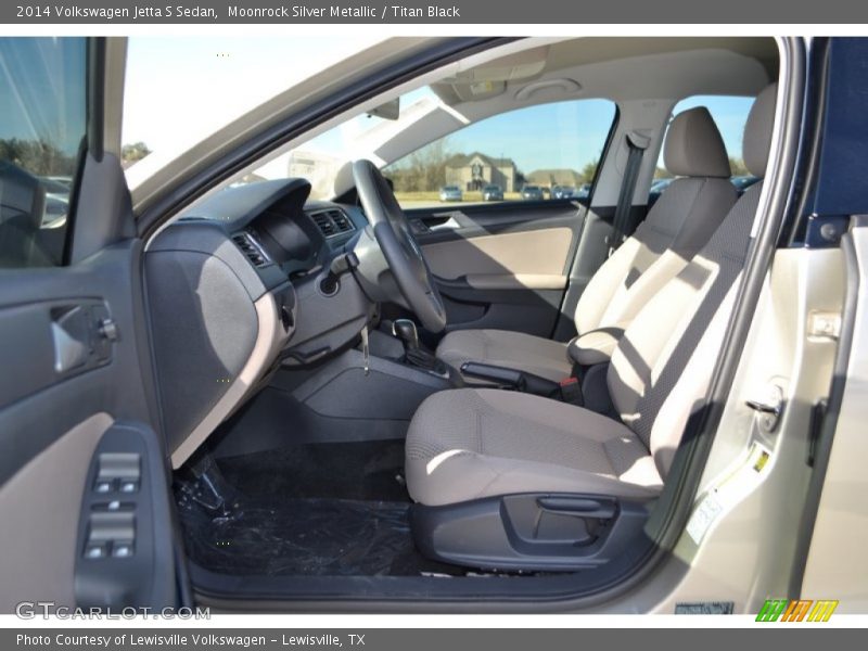 Moonrock Silver Metallic / Titan Black 2014 Volkswagen Jetta S Sedan
