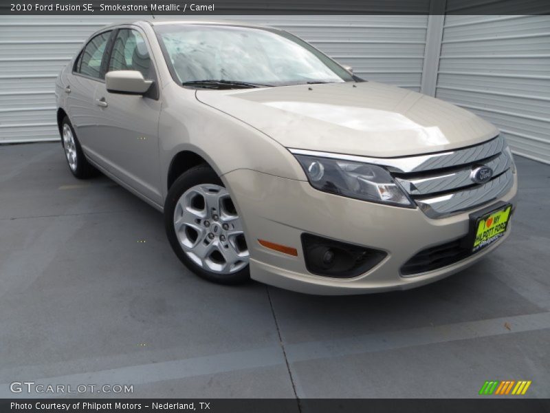 Smokestone Metallic / Camel 2010 Ford Fusion SE