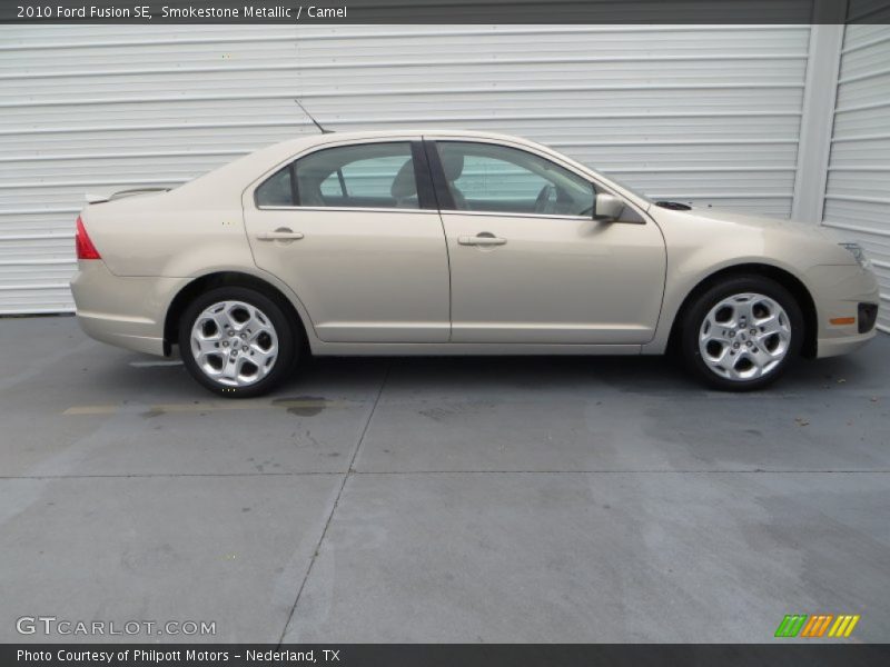Smokestone Metallic / Camel 2010 Ford Fusion SE