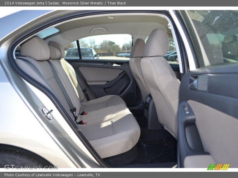 Moonrock Silver Metallic / Titan Black 2014 Volkswagen Jetta S Sedan