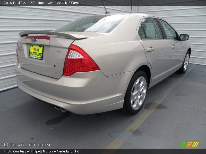 Smokestone Metallic / Camel 2010 Ford Fusion SE