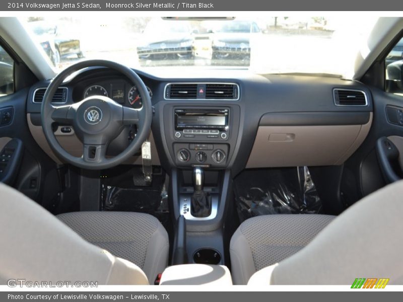 Moonrock Silver Metallic / Titan Black 2014 Volkswagen Jetta S Sedan