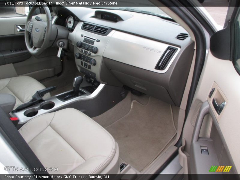 Ingot Silver Metallic / Medium Stone 2011 Ford Focus SEL Sedan