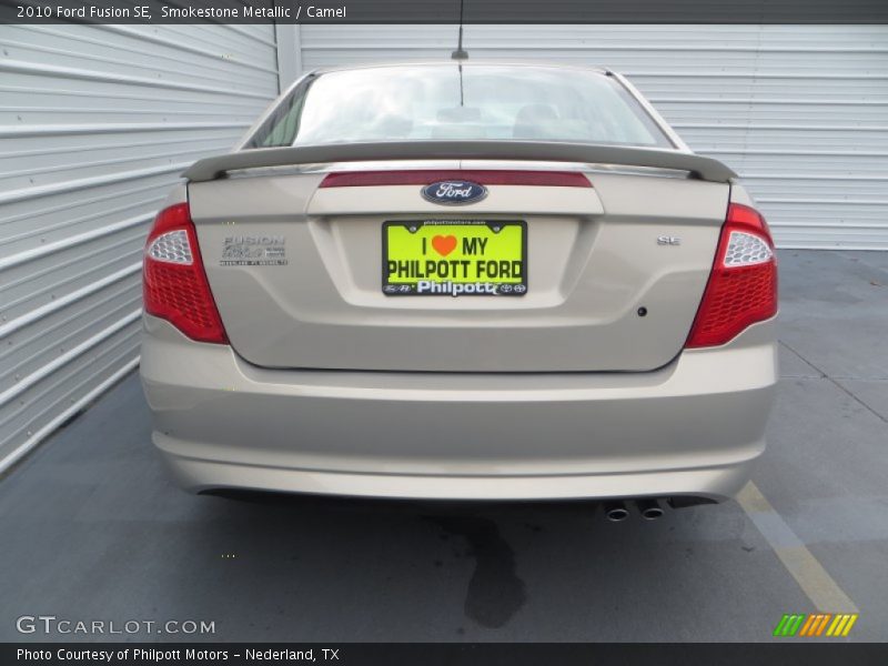 Smokestone Metallic / Camel 2010 Ford Fusion SE