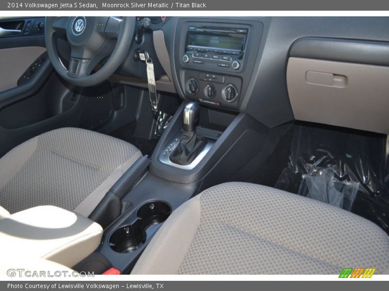 Moonrock Silver Metallic / Titan Black 2014 Volkswagen Jetta S Sedan