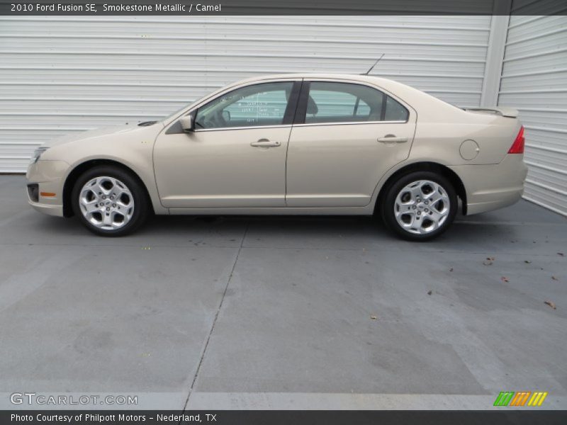 Smokestone Metallic / Camel 2010 Ford Fusion SE