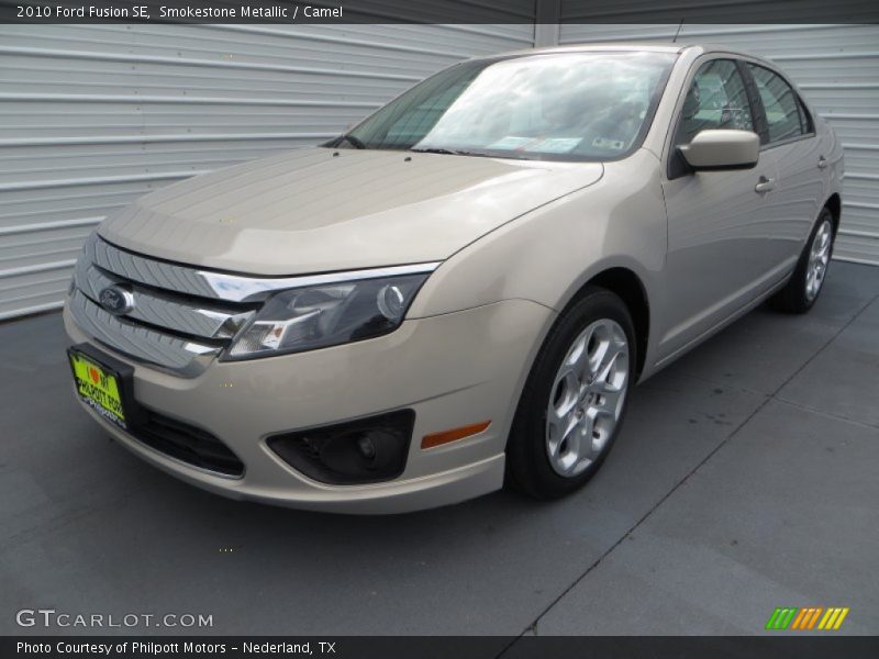 Smokestone Metallic / Camel 2010 Ford Fusion SE