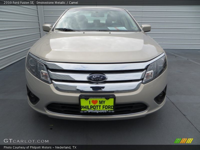 Smokestone Metallic / Camel 2010 Ford Fusion SE