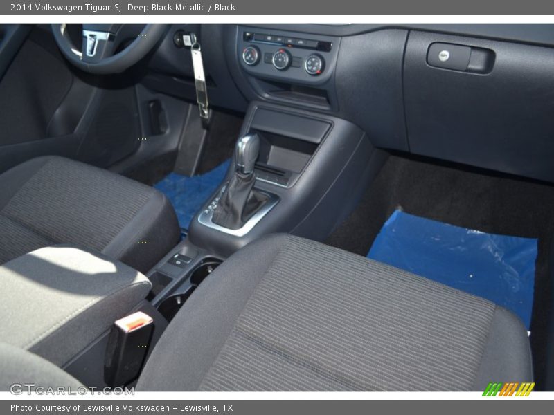 Deep Black Metallic / Black 2014 Volkswagen Tiguan S