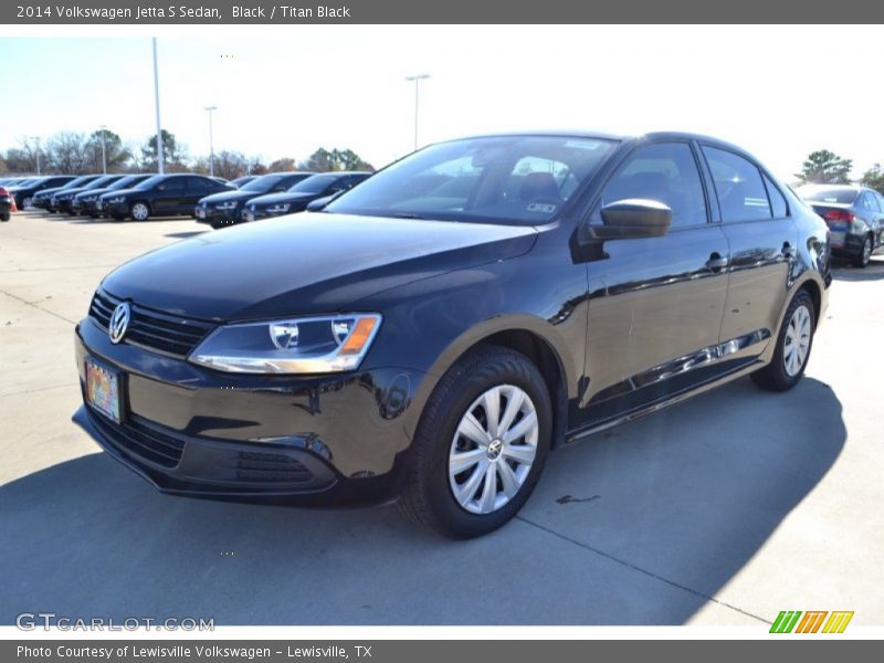 Black / Titan Black 2014 Volkswagen Jetta S Sedan