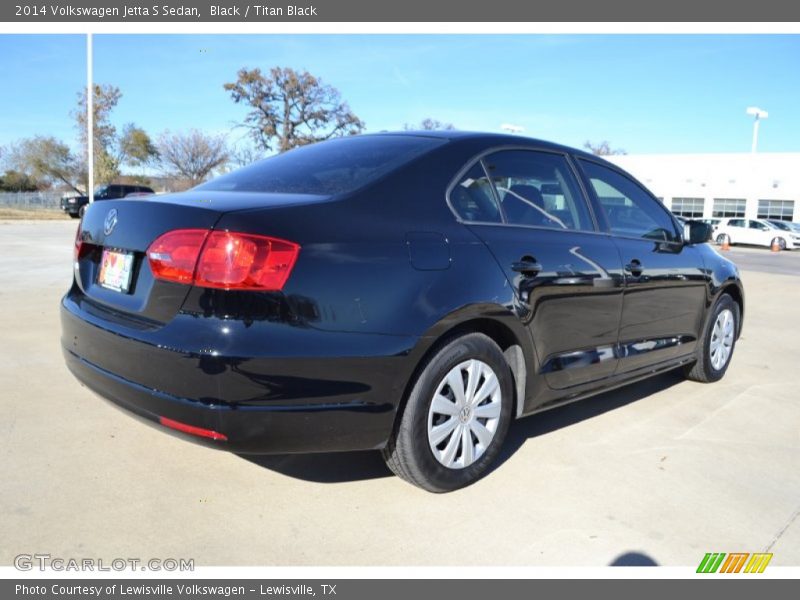 Black / Titan Black 2014 Volkswagen Jetta S Sedan