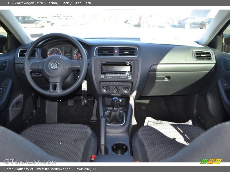 Black / Titan Black 2014 Volkswagen Jetta S Sedan