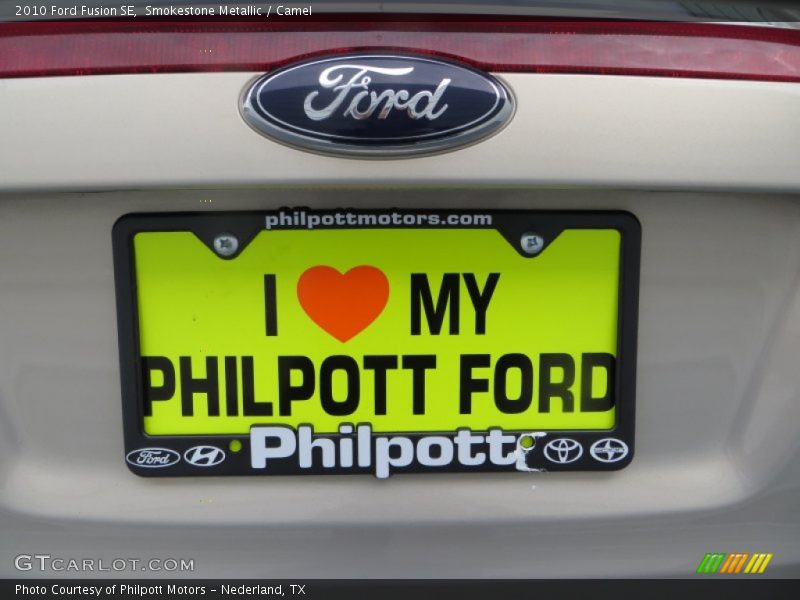 Smokestone Metallic / Camel 2010 Ford Fusion SE