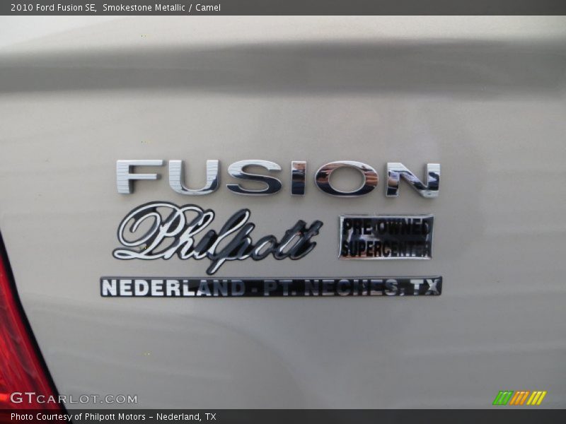 Smokestone Metallic / Camel 2010 Ford Fusion SE