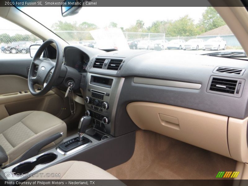 Smokestone Metallic / Camel 2010 Ford Fusion SE