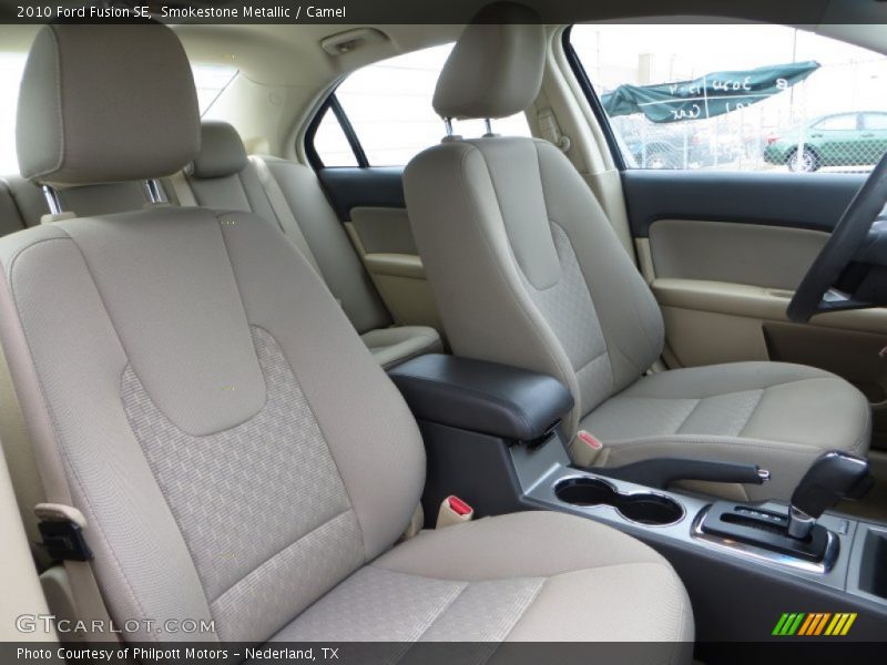 Smokestone Metallic / Camel 2010 Ford Fusion SE