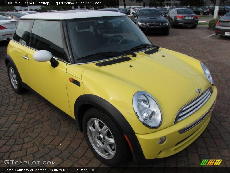 Liquid Yellow / Panther Black 2006 Mini Cooper Hardtop