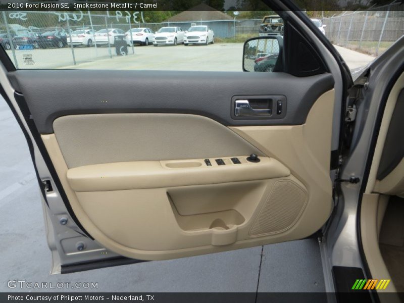 Smokestone Metallic / Camel 2010 Ford Fusion SE