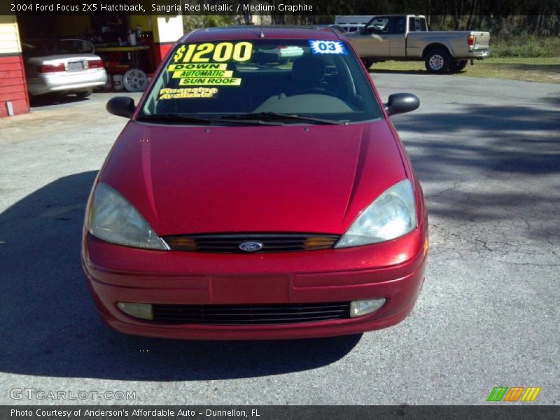 Sangria Red Metallic / Medium Graphite 2004 Ford Focus ZX5 Hatchback