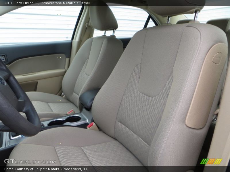 Smokestone Metallic / Camel 2010 Ford Fusion SE
