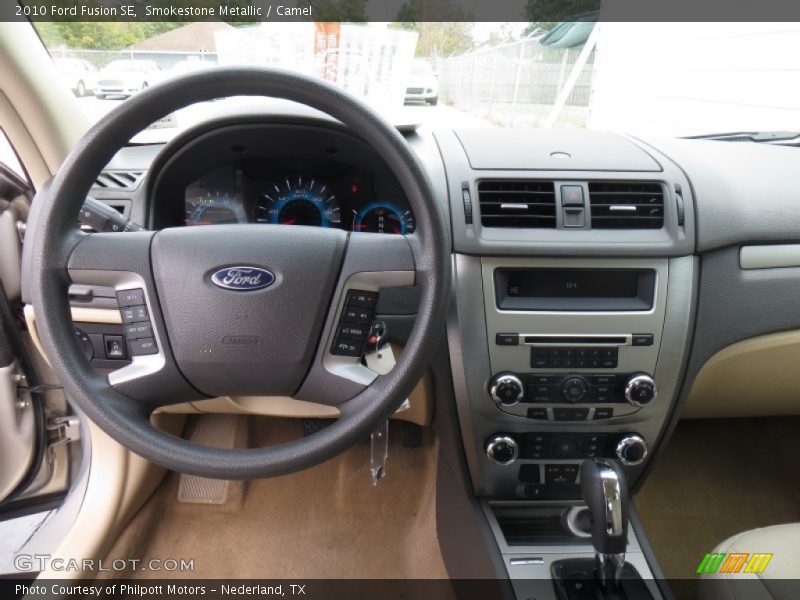 Smokestone Metallic / Camel 2010 Ford Fusion SE
